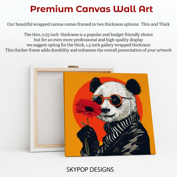 Panda Flower Art - View 6