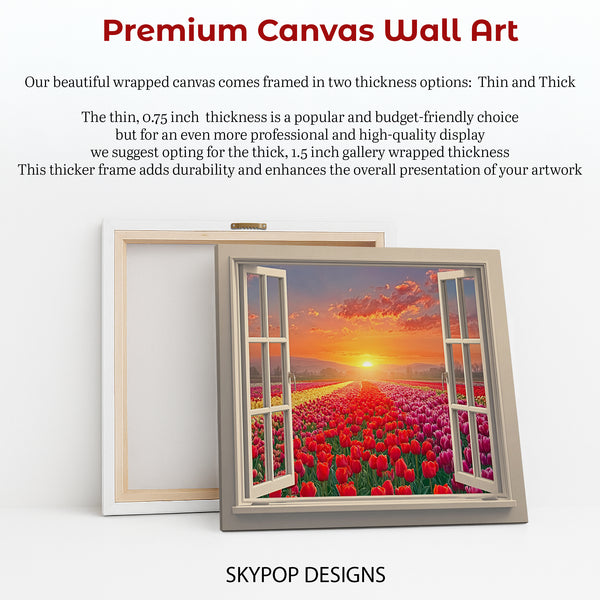 Tulip Field Art - View 6