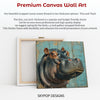 Hippopotamus Art - View 6