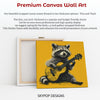 Raccoon Rock Star Art - View 6