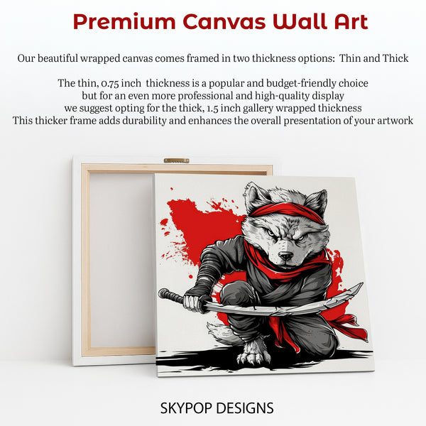 Wolf Ninja Art - View 6