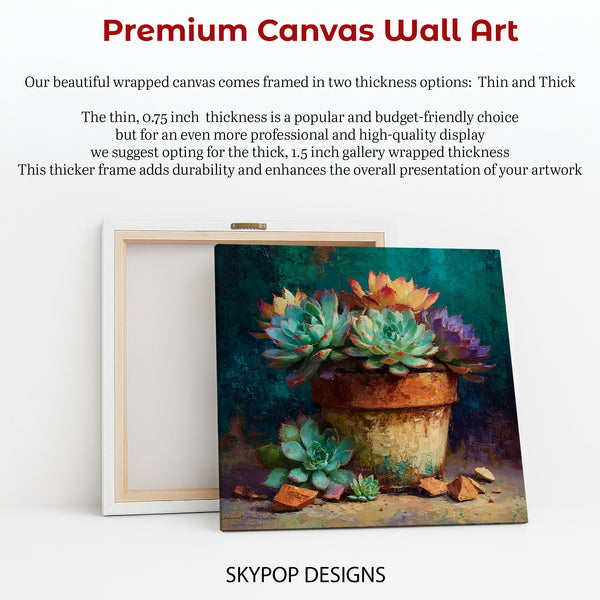Succulent Pot Art - View 6