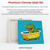 Crocodile Bath Art - View 6