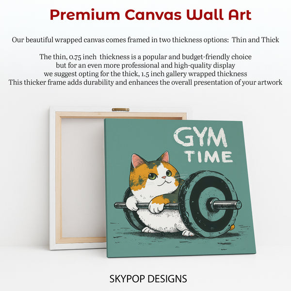 Cat Gym Time Art - View 6