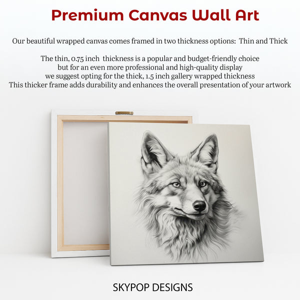Wolf Portrait Art - View 6