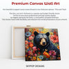 Bear Amongst Flowers Art - View 6