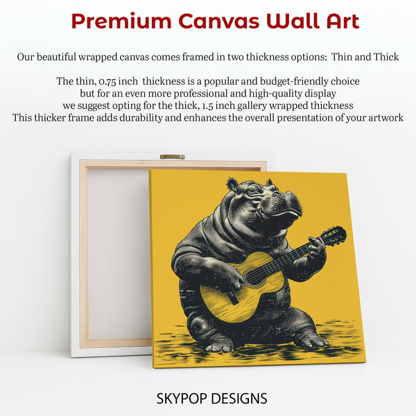 Hippopotamus Art - View 6