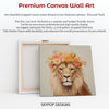 Lion Floral Crown Art - View 6