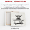 Highland Cow Bath Art - View 6