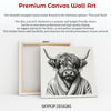Highland Cow Robe Art - View 6