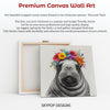 Walrus Floral Crown Art - View 6