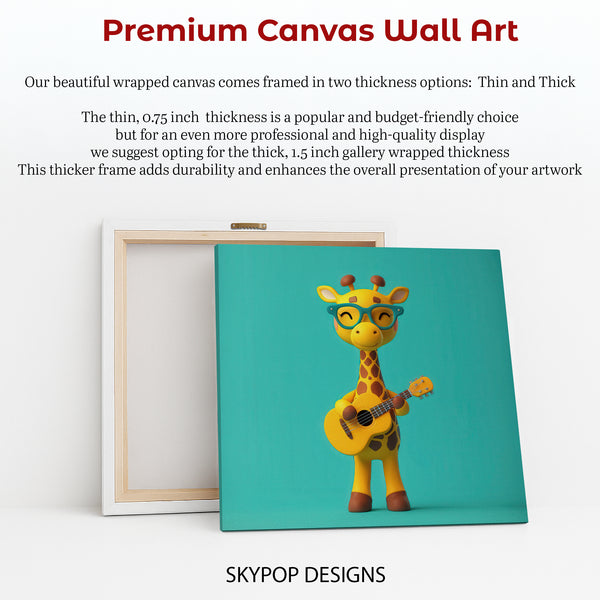 Giraffe Music Art - View 6