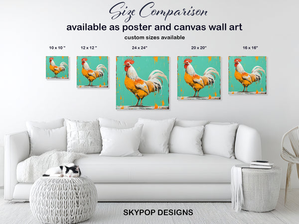 Rooster Art - View 7