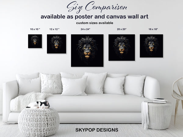 Lion Head Art - View 7
