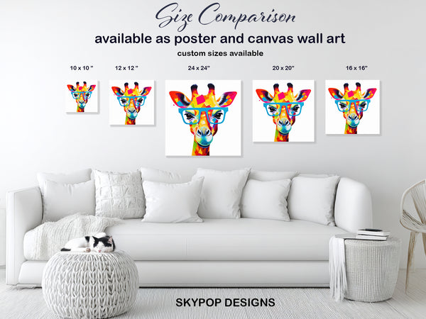 Giraffe Art - View 7