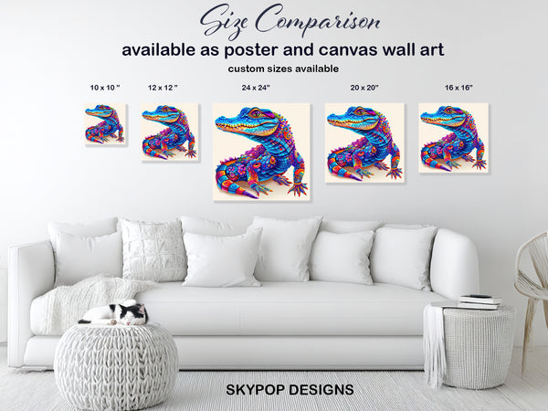 Crocodile Art - View 7