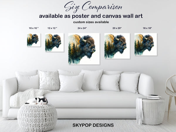 Bison Wilderness Art - View 7