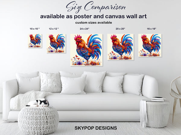 Rooster Art - View 7