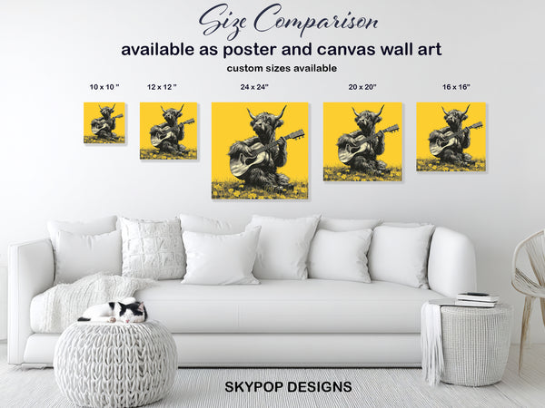 Highland Cow Art - View 7