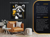 Raccoon Beer Night Art - View 8