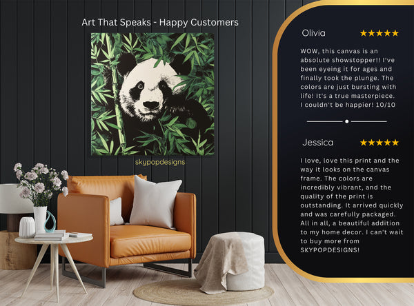 Panda Bamboo Forest Art - View 8