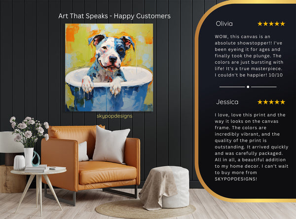 Pitbull Terrier Art - View 8