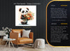 Panda Flower Bouquet Art - View 8