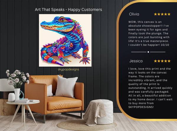 Crocodile Art - View 8