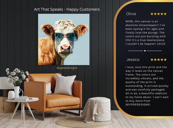 Highland Cow Art - View 8