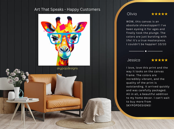 Giraffe Art - View 8