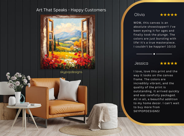 Tuscan Window View Art - View 8