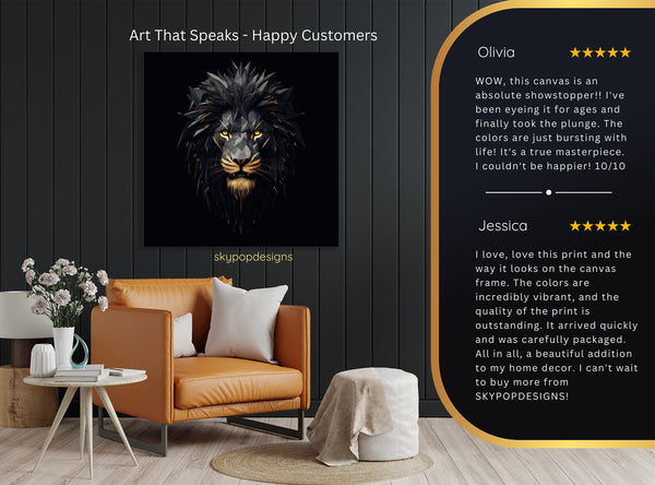 Lion Head Art - View 8