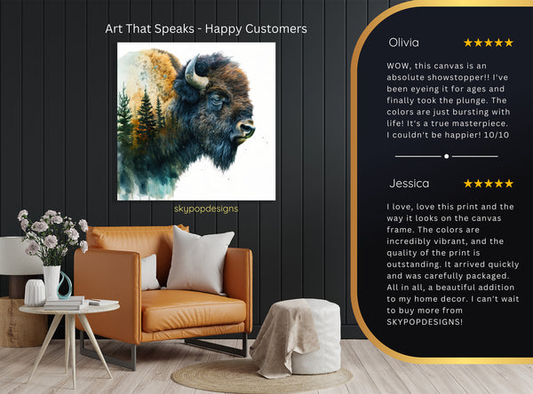 Bison Wilderness Art - View 8
