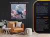 Blue Budgie Cherry Blossom Art - View 8