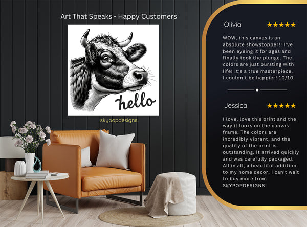 Highland Cow Art - View 8