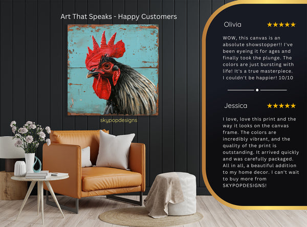 Rooster Art - View 8