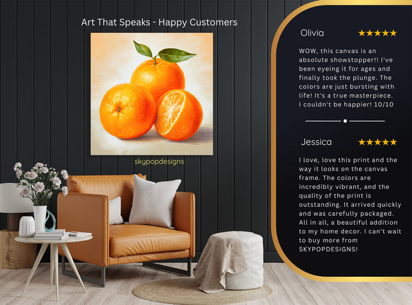 Orange Slice Art - View 8