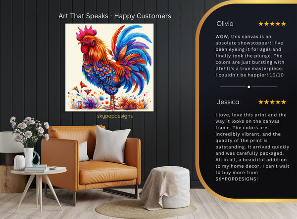 Rooster Art - View 8