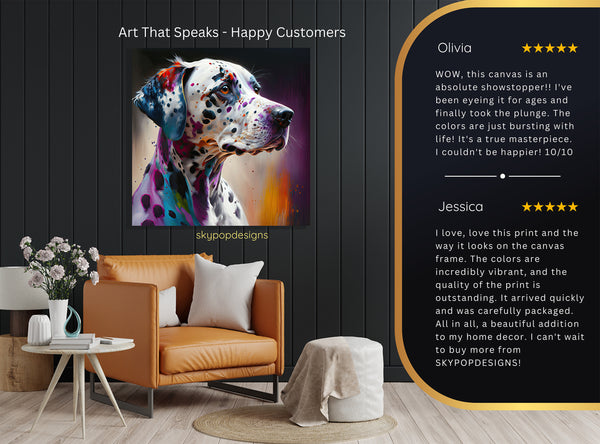 Dalmatian Dog Art - View 8