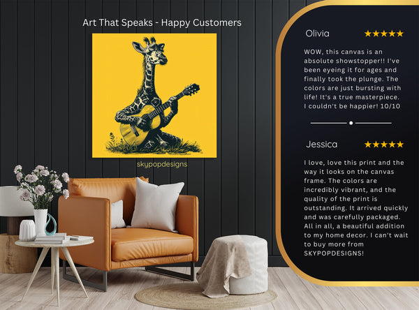 Giraffe Jam Session Art - View 8