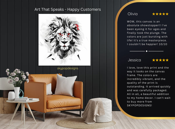 Lion's Gaze Art - View 8
