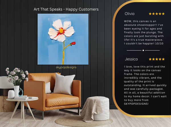 Bold Flower Art - View 8