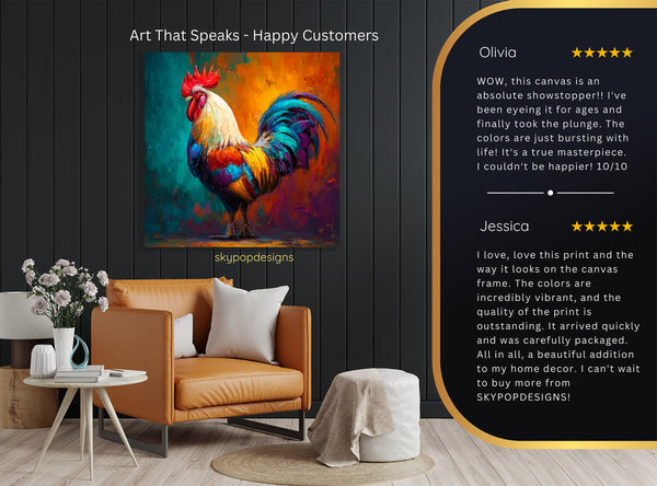 Rooster Art - View 8
