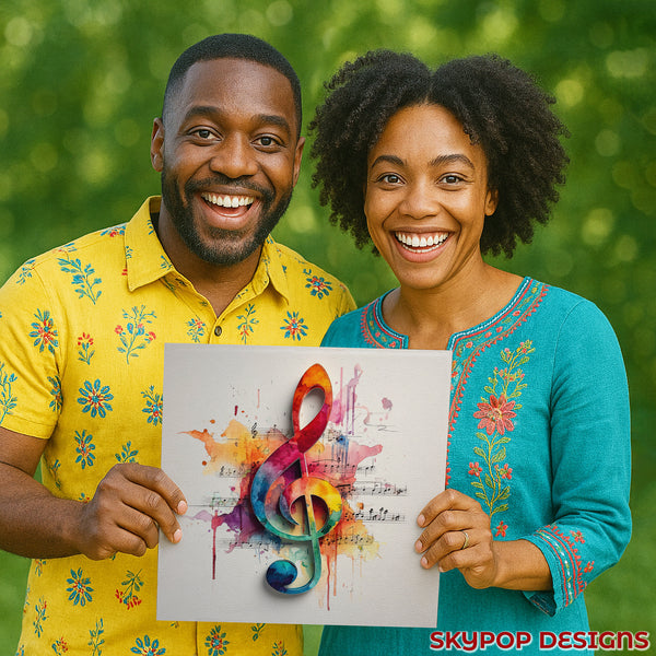 Treble Clef Art - View 9