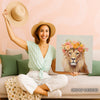 Lion Floral Crown Art - View 9