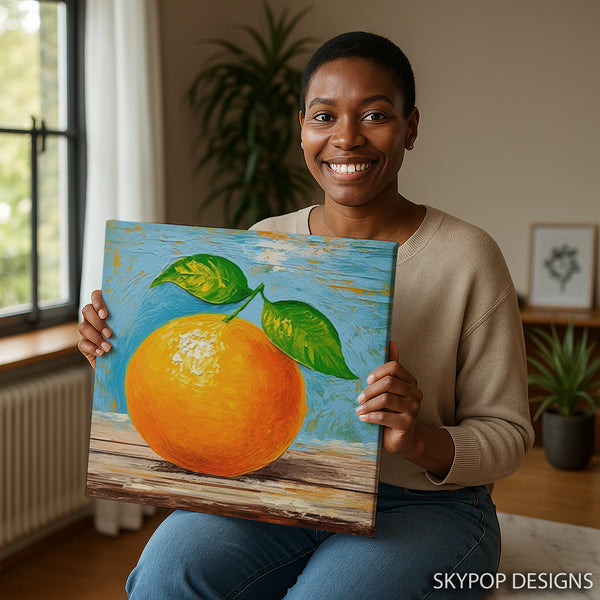 Orange Citrus Art - View 9