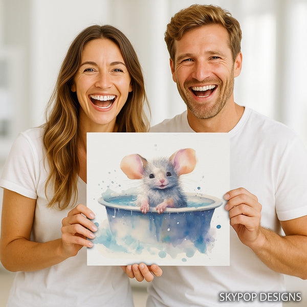 Mouse Bath Time Art - View 9