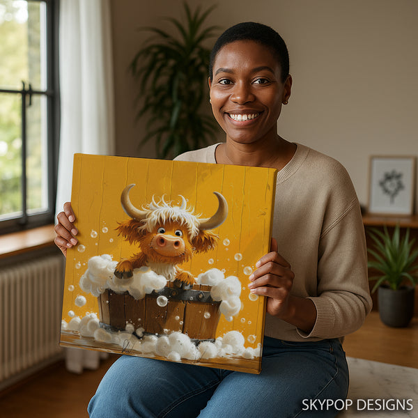 Highland Cow Art - View 9