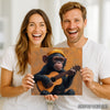 Chimpanzee Guitar Art - View 9