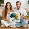 Watercolor Trees Art - View 9